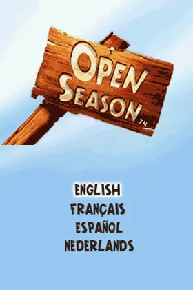 Open Season (USA) (En,Fr,Es,Nl) screen shot title